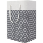 75L Waterproof Laundry Basket Foldable Fabric Clothes Hamper with Handles
