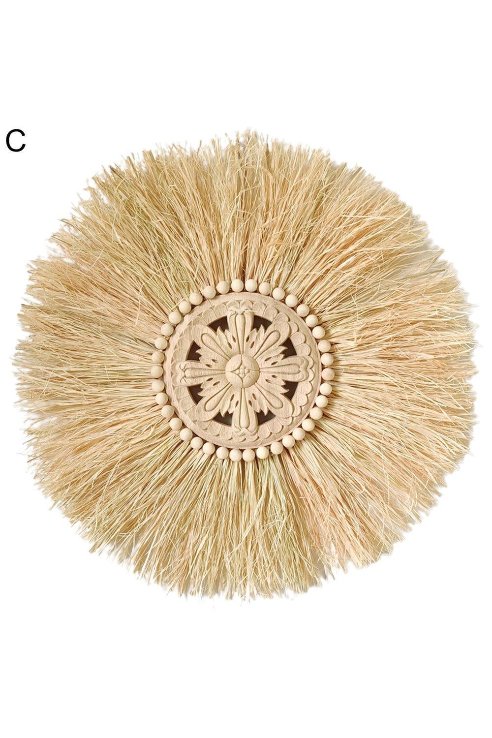 Seagrass Sunburst Decorative Mirror