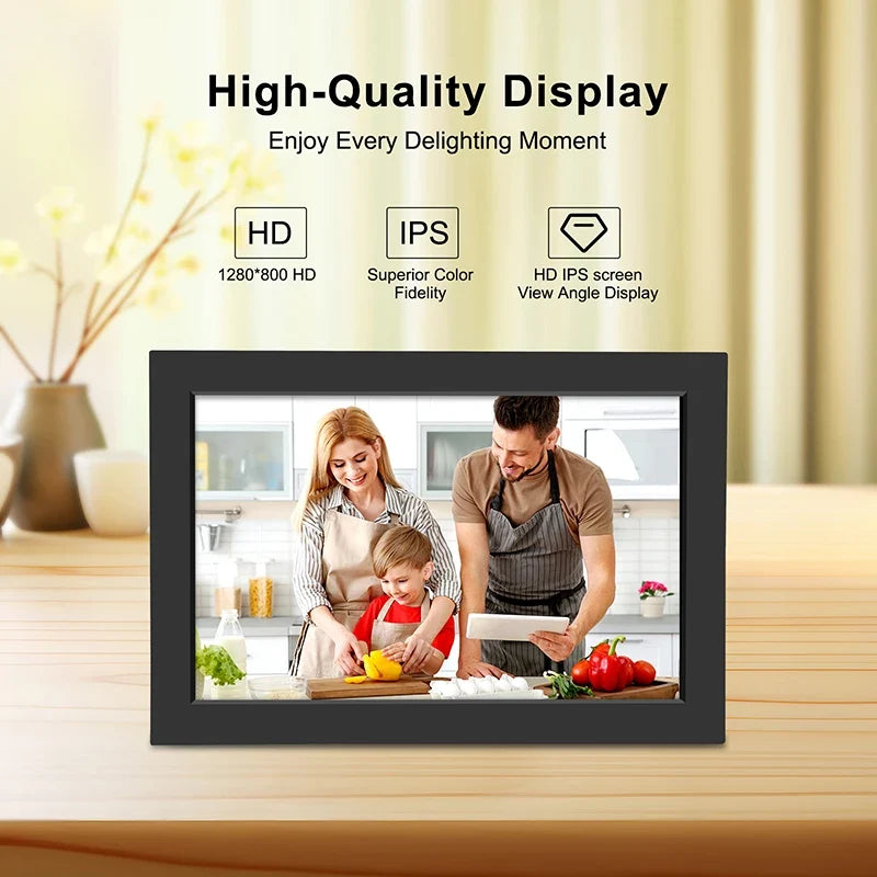 WiFi Digital Photo Frame IPS HD Touch Screen, 32GB