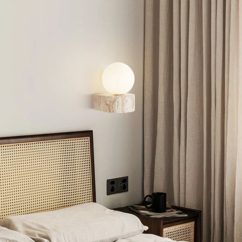 Stone Wall Lamp