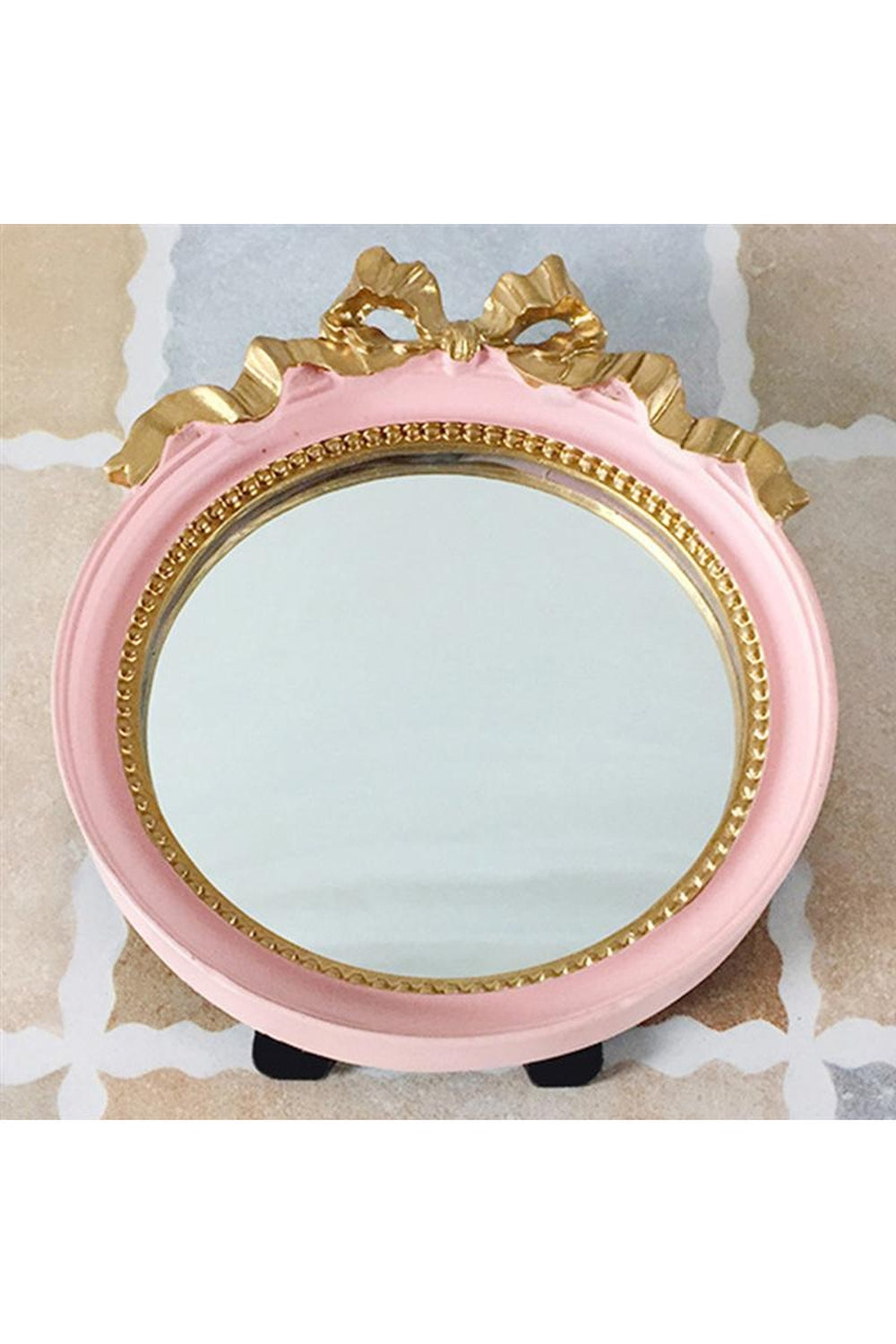 Small Bow Frame Decorative Mirror