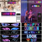 Flexible RGB LED Message Sign, USB-Powered Display — product view 3