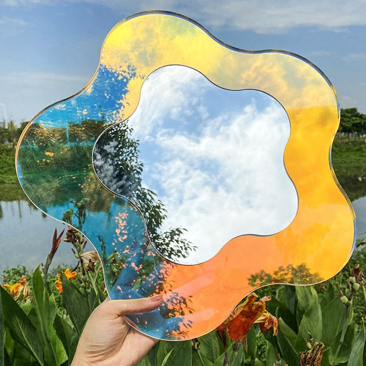 Prism Edge Acrylic Decorative Mirror