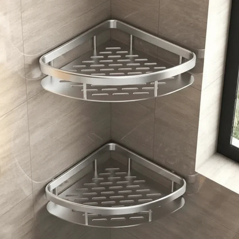 Adhesive Bathroom Shelf, Drill-Free Shower Storage Organiser — product view 10