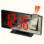 LED Projection Alarm Clock with Temperature Display and Snooze — product view 9