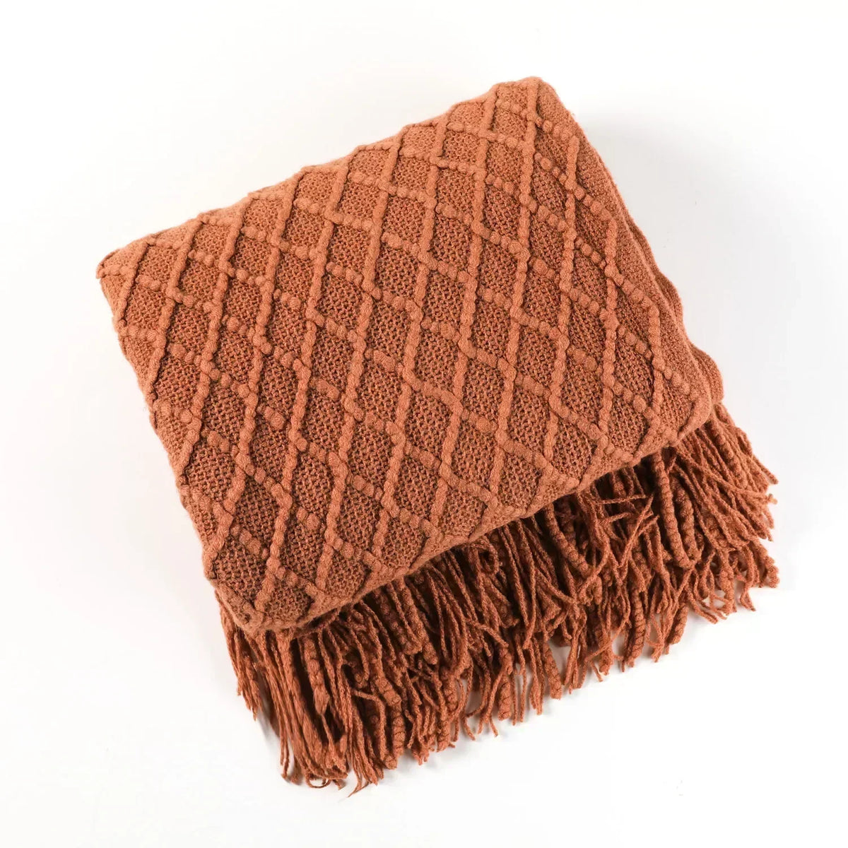 Nordic Style Chunky Knitted Blanket