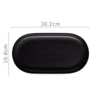 Marble Effect Ceramic Oval Storage Tray