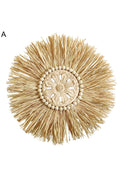 Seagrass Sunburst Decorative Mirror