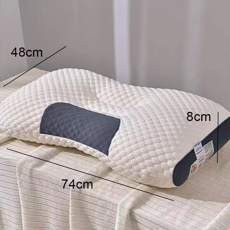 Contoured Neck Pillow with Raised Support, 48 x 74 cm