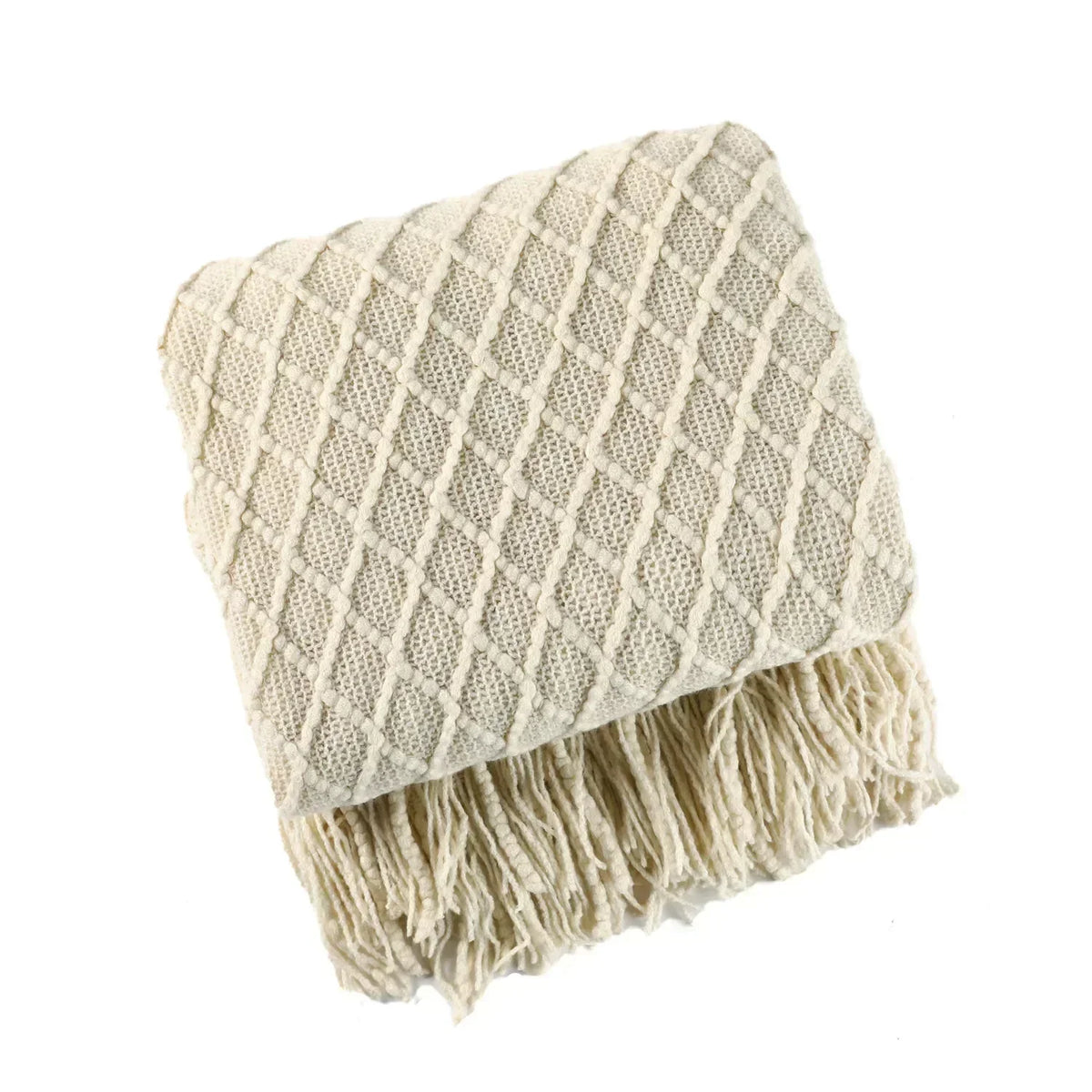 Nordic Style Chunky Knitted Blanket