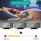 LED Projection Alarm Clock with Temperature Display and Snooze — product view 2