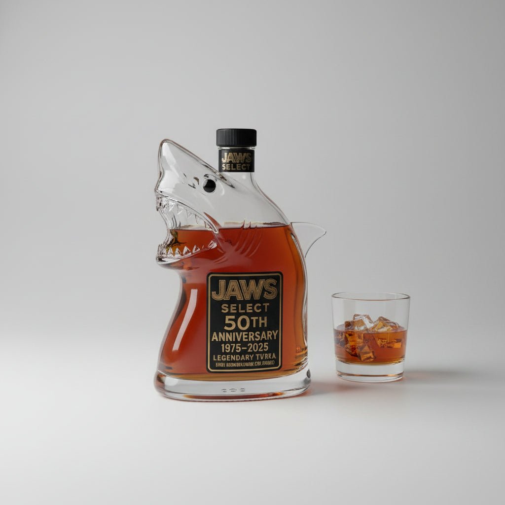 Shark-Shaped Glass Decanter for Home Bar Display — product view 4