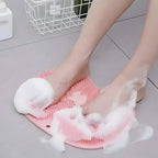 Shower Mat Scrubber Foot Body Exfoliating Non Slip