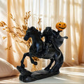 Headless Horseman Halloween Figurine, Resin Pumpkin Rider Decor - product view 1