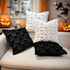 Plush Ghost Halloween Cushion Cover – image 3