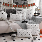 Plush Ghost Halloween Cushion Cover – image 2