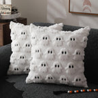 Plush Ghost Halloween Cushion Cover – image 1