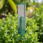 Bird Feeder Metal Squirrel Proof Hanging Outdoor Backyard Tube