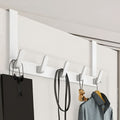 Over-the-Door Hook Rack, Stainless Steel 5-Hook Organiser - product view 1