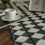 Diamond Woven Tassel Table Runner – image 2
