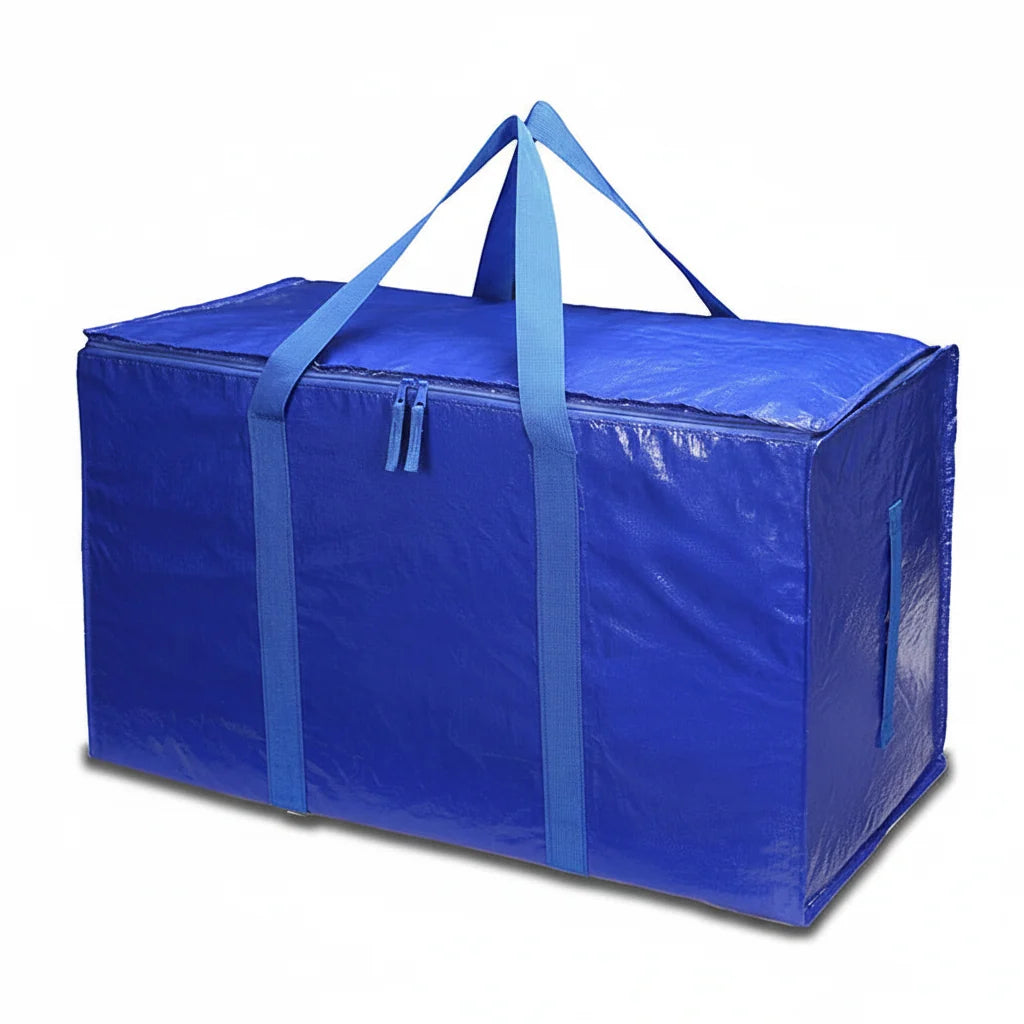 Storage Bags Heavy Duty Moving Tote Waterproof Zipper Organiser