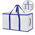 Storage Bags Heavy Duty Moving Tote Waterproof Zipper Organiser