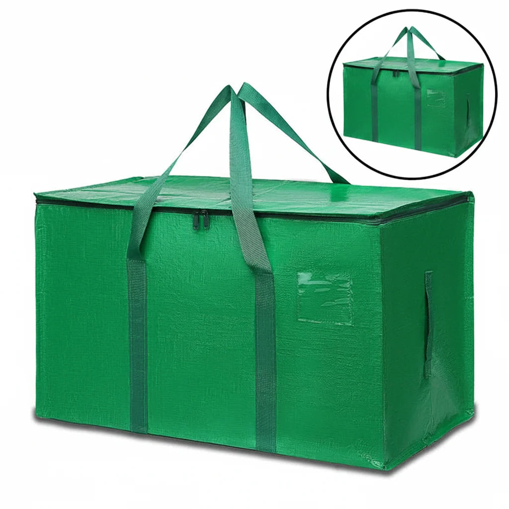 Storage Bags Heavy Duty Moving Tote Waterproof Zipper Organiser