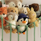 Hanging Toy Storage Hammock Macrame Organiser Stuffed Animals Decor