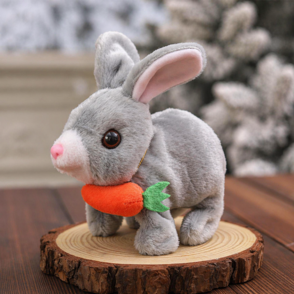 Stuffed Animal Bunny Toy Interactive Rabbit Toy Sound Moving