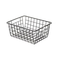 Iron Wire Storage Basket with Carry Handles – image 1
