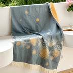 Patterned Cotton Bath Towel – image 1