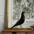 Black Resin Bird Ornament