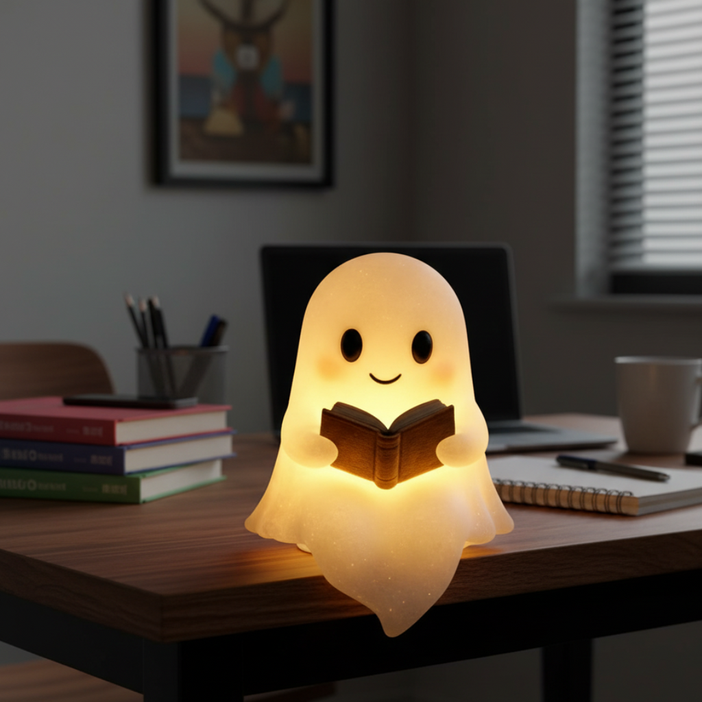 Ghost LED Night Light, Warm Bedside Decoration — product view 9