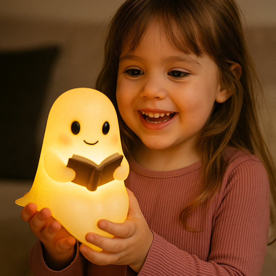 Ghost LED Night Light, Warm Bedside Decoration — product view 5