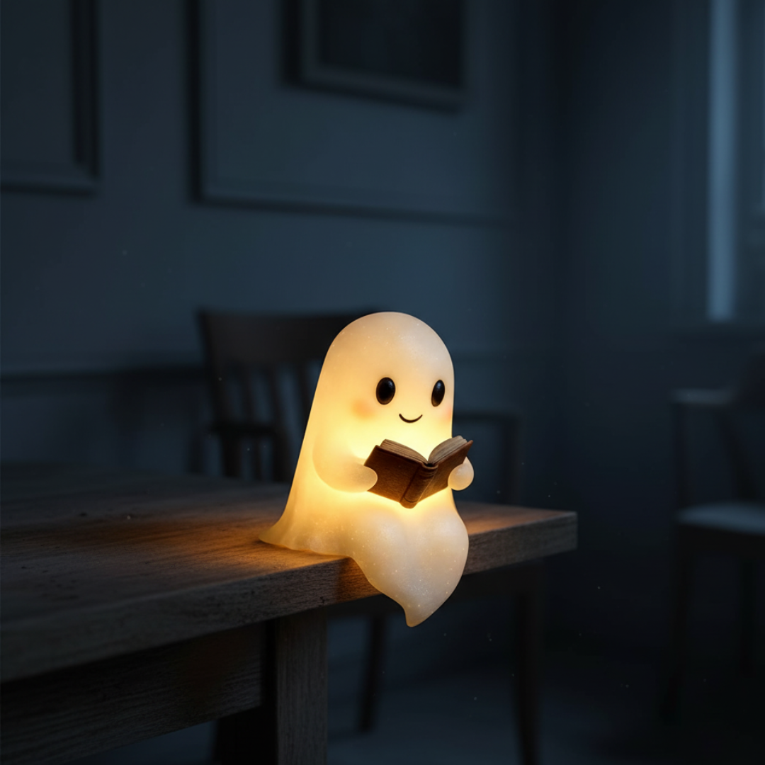 Ghost LED Night Light, Warm Bedside Decoration — product view 6