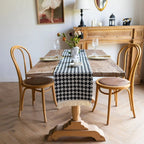 Chequered Tassel Table Runner – image 7