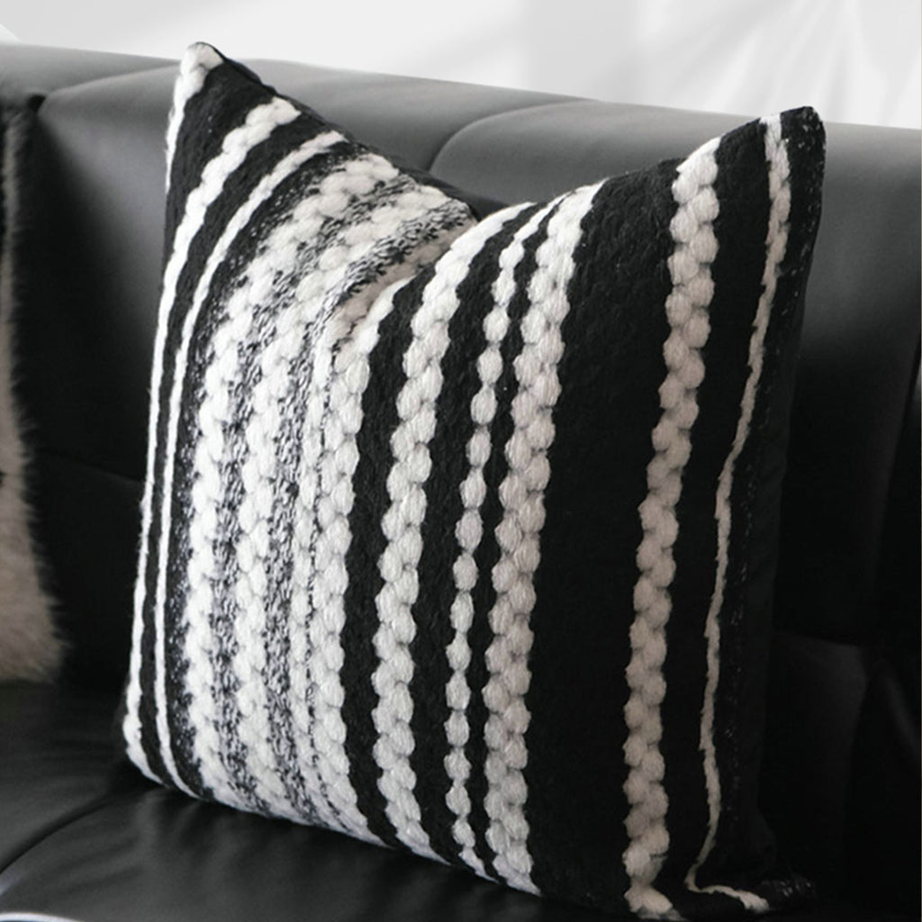 Textured Geometric Cushion Cover, 45.72 x 45.72 cm - product view 6
