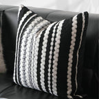 Textured Geometric Cushion Cover, 45.72 x 45.72 cm - product view 6