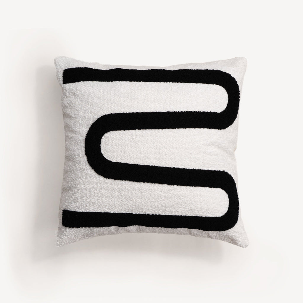 Textured Geometric Cushion Cover, 45.72 x 45.72 cm - product view 7