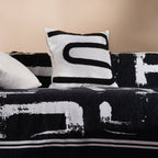 Textured Geometric Cushion Cover, 45.72 x 45.72 cm - product view 8