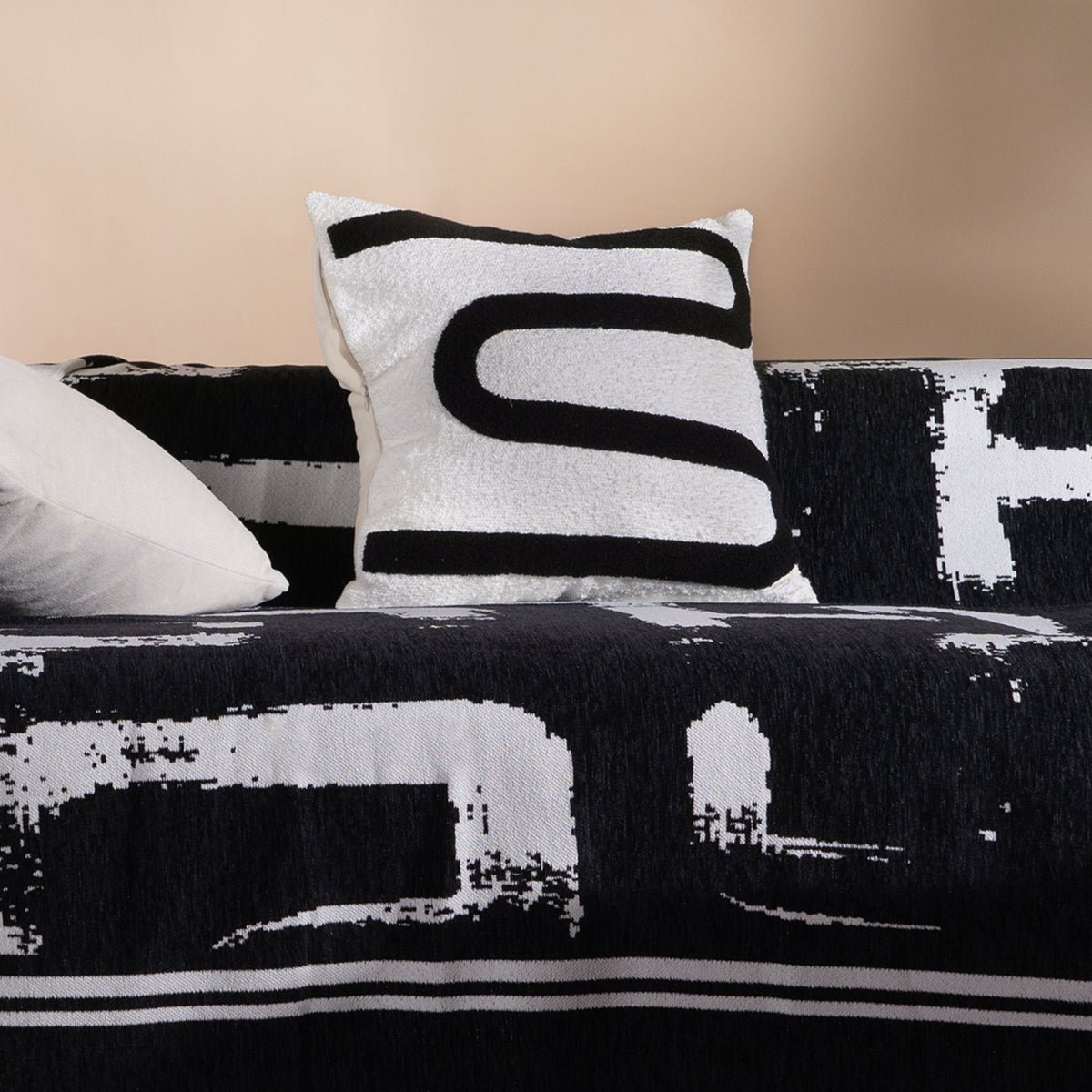 Textured Geometric Cushion Cover, 45.72 x 45.72 cm - product view 8