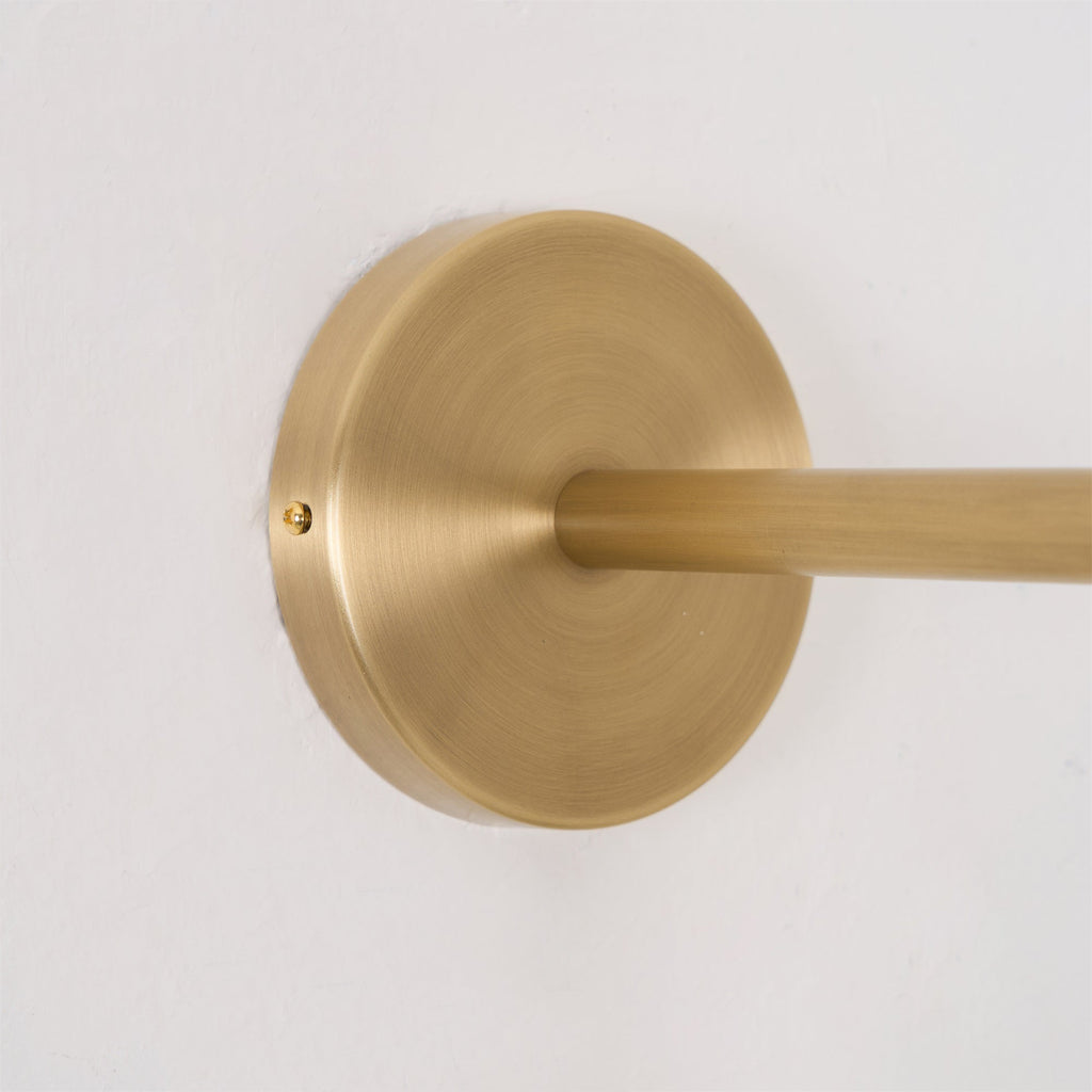 Brass Wall Sconce with Aluminium or Ceramic Shade - view 10