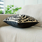 Black and White Tiger Stripe Cushion Cover – image 1