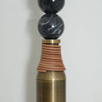 Marble and Brass Wall Sconce - view 26
