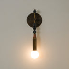 Marble and Brass Wall Sconce - view 17