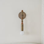Marble and Brass Wall Sconce - view 11