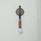 Marble and Brass Wall Sconce - view 21