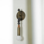 Marble and Brass Wall Sconce - view 16