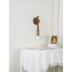 Marble and Brass Wall Sconce - view 13