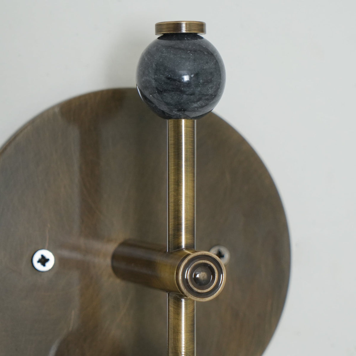 Marble and Brass Wall Sconce - view 28